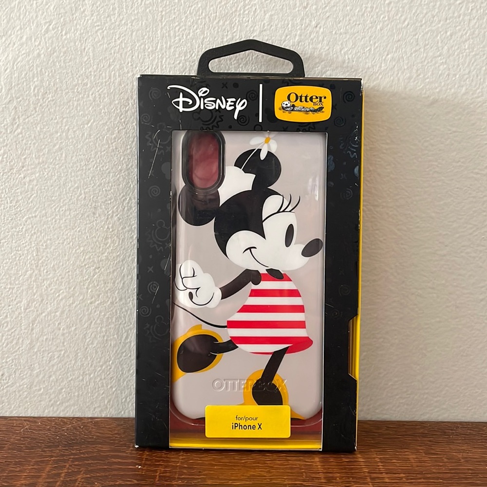 Minnie Mouse iPhone X XS case never used, still in package